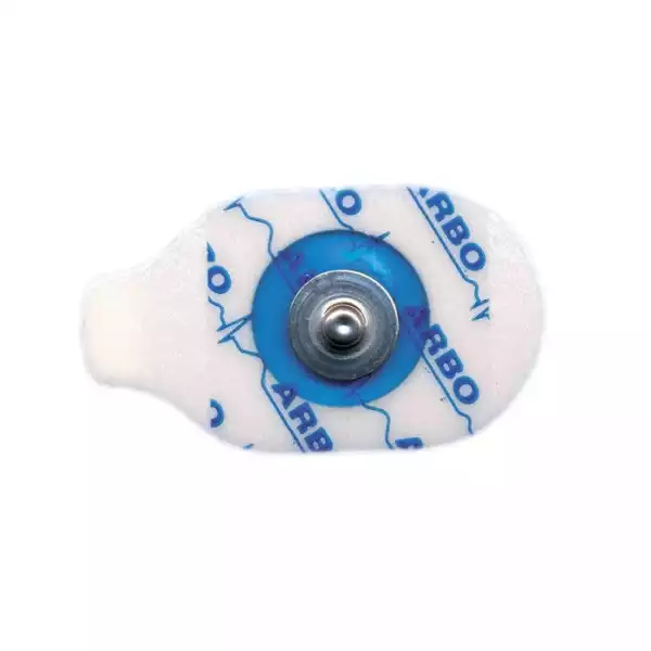 Электроды ЭКГ, одноразовые, размер 57*34мм, с принадлежностями,  вспененный материал с быстрым твердым гидрогелем, овальная форма