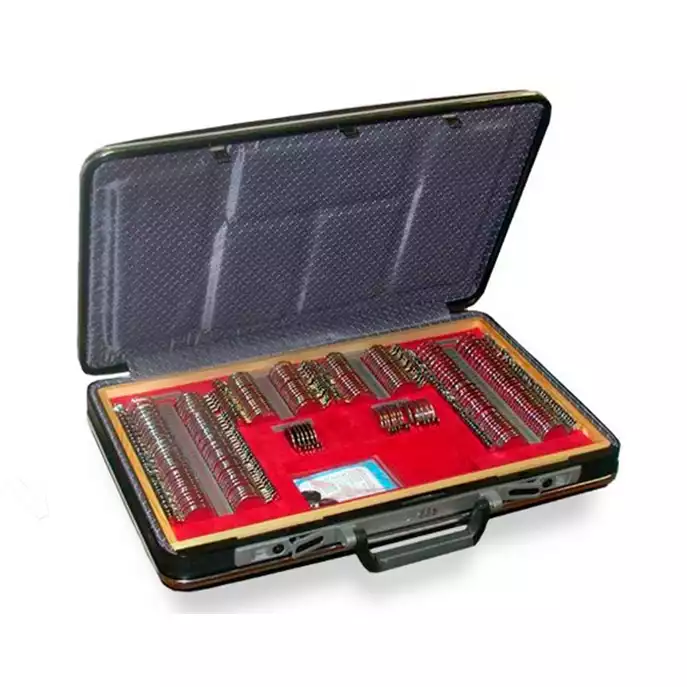 Большой набор линз TL-35M с металлическими ободками и стеклянными линзами, с поверкой