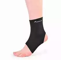 Бандаж для голеностопа неопреновый (one size), цвет черный, универсальный