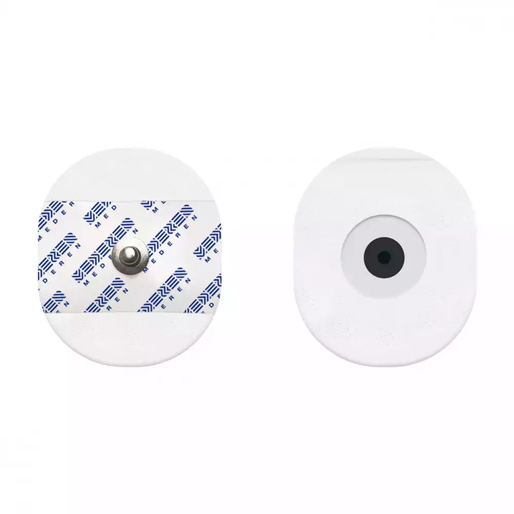 Электроды ЭКГ, одноразовые, размер 36*43мм, на вспененной основе, овальные, упаковка 50шт