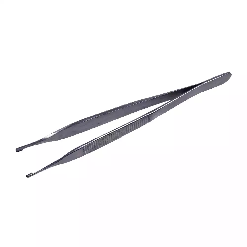 Пинцет ПМ-40т тканевый по Браун- Адсону, длина 121мм