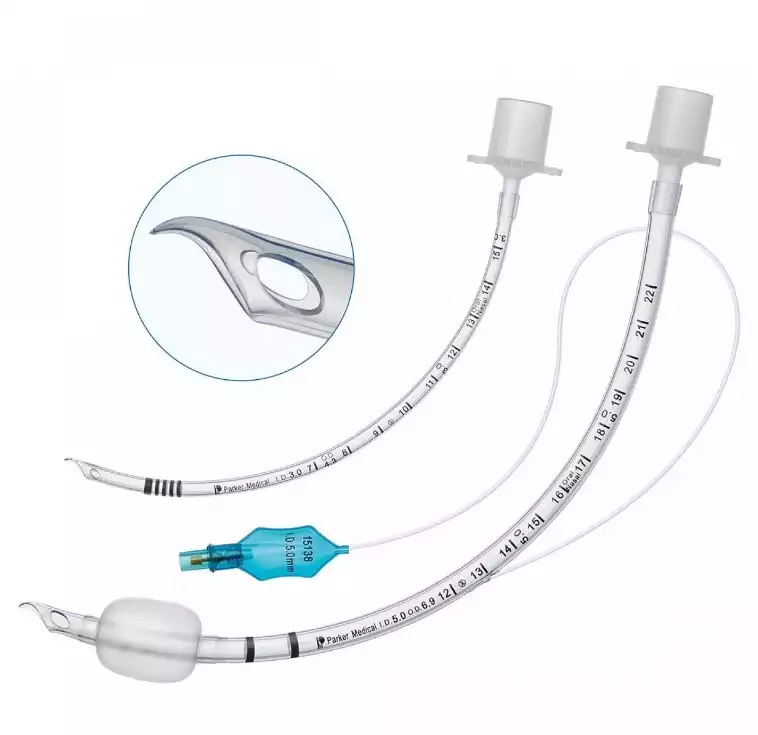 Трубка эндотрахеальная тип Паркер без манжеты, размер 7.0. MEDEREN