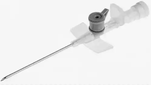 Катетер внутривенный с инъекционным портом и перфорированными крыльями 16G, MEDEREN, тефлон