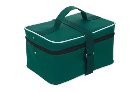 Термоконтейнер медицинский ТМ-1 в сумке-чехле, внутренний объем 1,4л, без хладоэлементов, пластик