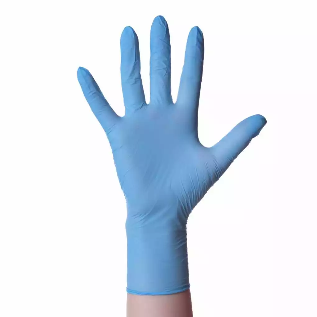 Перчатки mediOk OPTIMA, размер XS, нитриловые, вес 6,0 г/пара, неопудренные, текстурированные на пальцах, цвет голубой, нестерильные, упаковка 50 пар