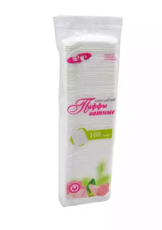 Ватные паффы 7,0х5,0см (подушечка), №100