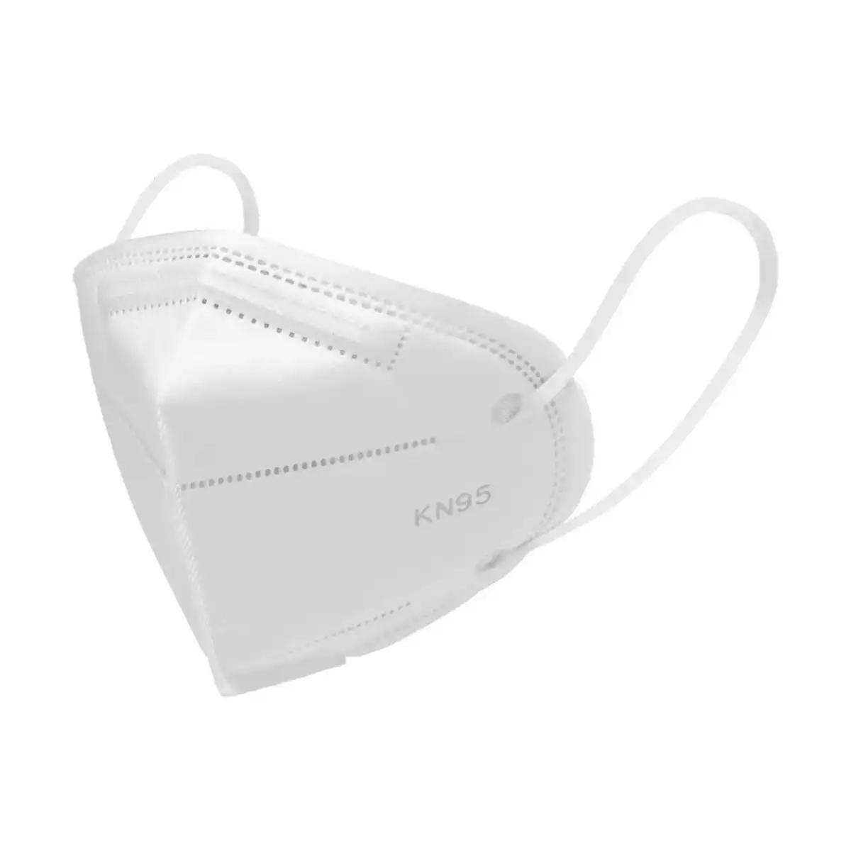 Респиратор маска медицинская KN95 без клапана цвет белый