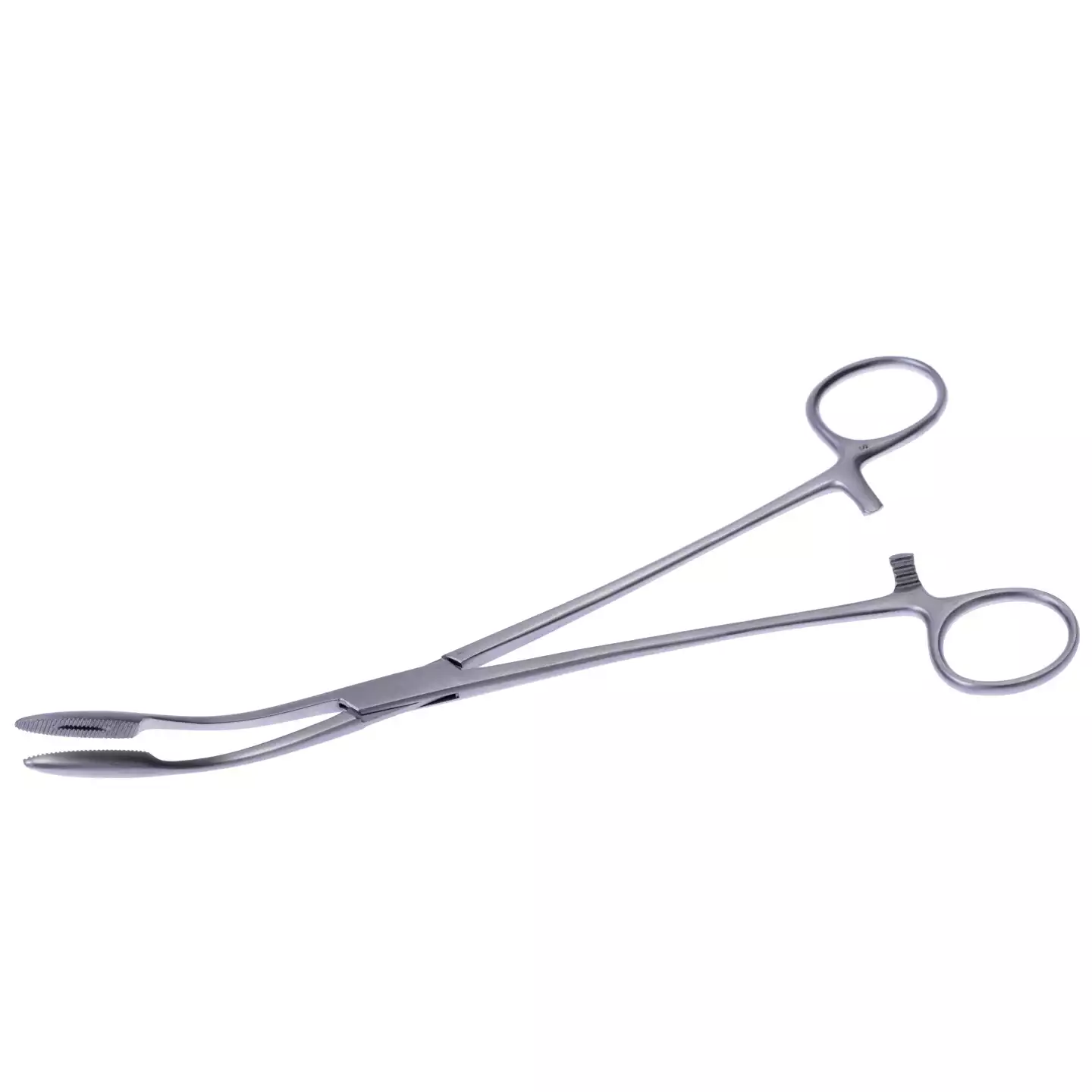 Корнцанг 19-922, изогнутый, длина 260мм, длина рабочей части 71,5 мм, аналог Щ-20-2